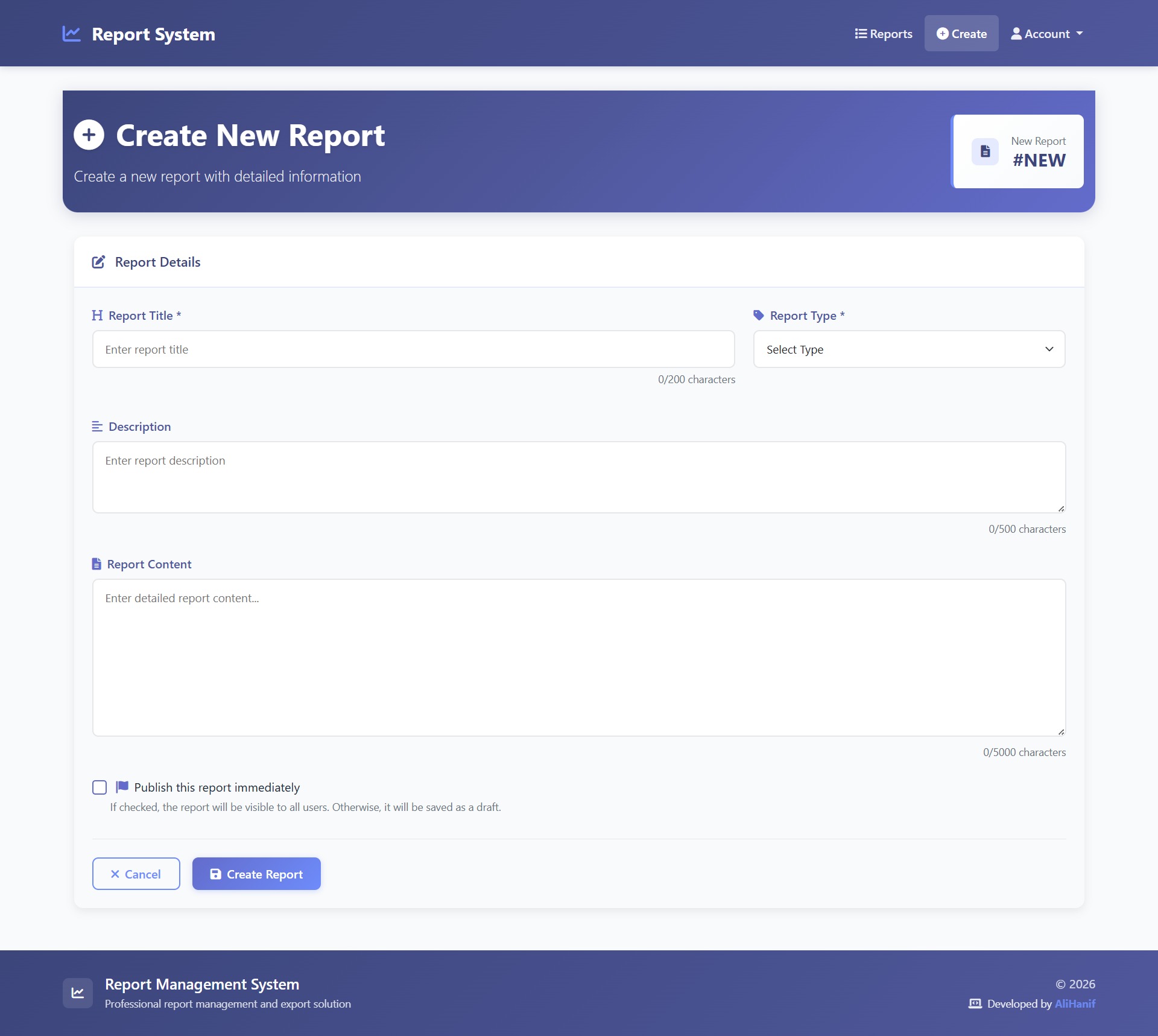 Report Management System - تصویر 2